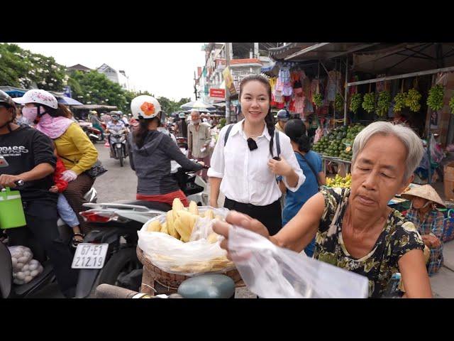 Đông vui chưa từng có tại Chợ Quê Phường B Châu Đốc với nhiều món ăn ngon | DU LỊCH ẨM THỰC #661