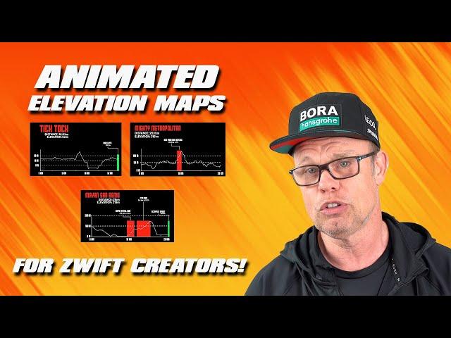 Enhance Your Zwift Videos with Animated Elevation Maps for YouTube Creators and Streamers!