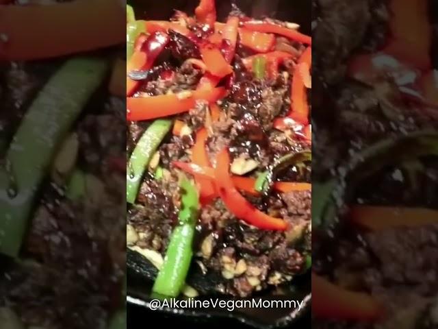 Alkaline Electric Stir Fry with Ground Mushroom