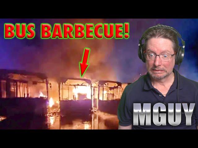 EV buses DESTROYED by fire: MGUY EV News 22 October 2024 | MGUY Australia