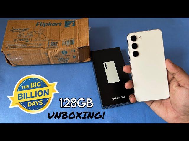 Samsung Galaxy S23 Flipkart BBD Unboxing - 128GB | Heating & Battery issue?