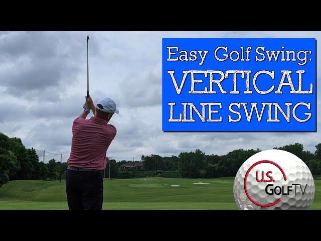 This EASY GOLF SWING for Seniors is Almost Too Effective! (VERTICAL LINE SWING)