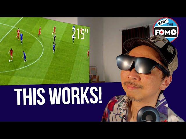 Rokid Max AR Glasses: 215 inch Sized movies & sports!