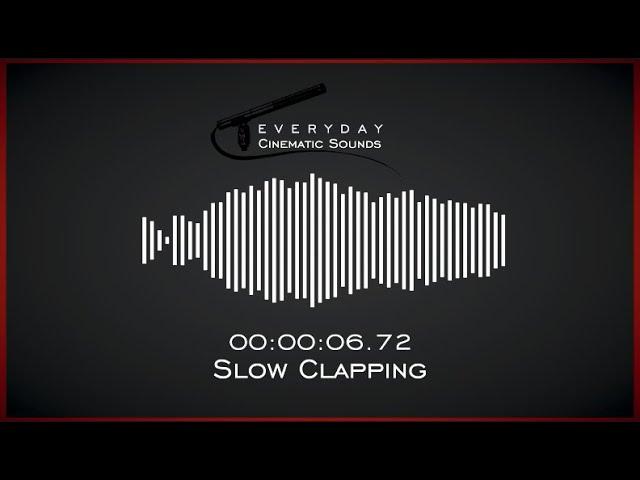 Slow Clapping | HQ Sound Effects