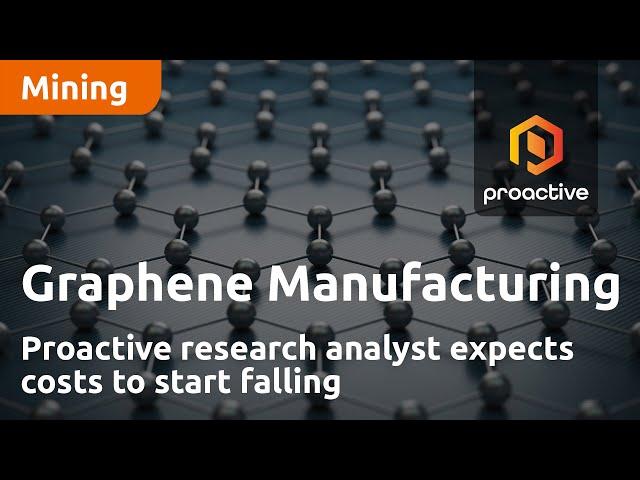 Proactive research analyst expects Graphene Manufacturing Group's costs to start falling