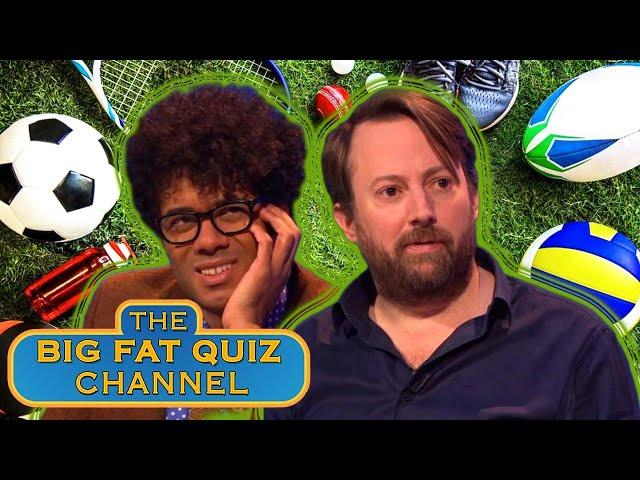 Richard Ayoade & David Mitchell Surprise EVERYONE In The Sports Round | Big Fat Quiz