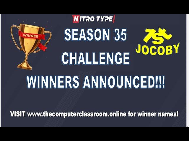 Nitro Type Challenge Season 35 Winners Announced!! New Hack!