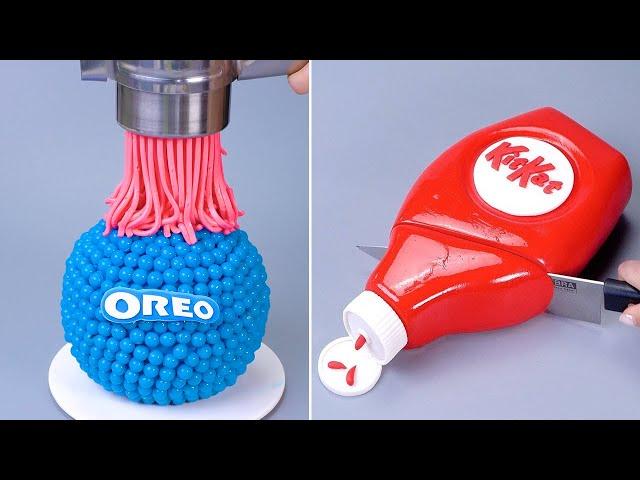 Ultimate KITKAT & OREO Chocolate Mixed Cake | DIY Chocolate CAKE TRICK | Cake Decorating Ideas