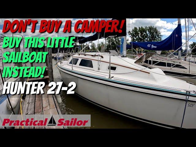 The Perfect Family Sailboat! Hunter 27-2 - Boat Review