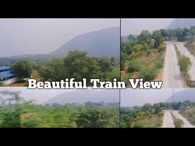 Beautiful Train View | Bangalore To Hyderabad Journey |