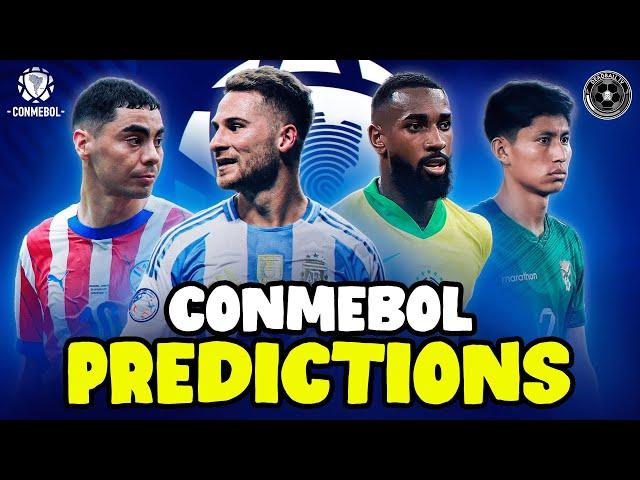 CONMEBOL MARCH WORLD CUP QUALIFIERS PREDICTIONS