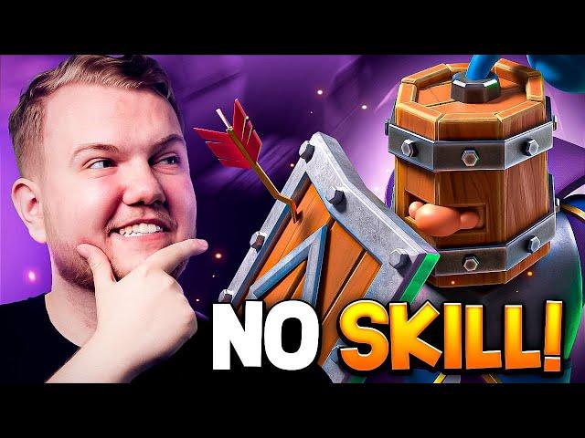 NUEVO MAZO SIN SKILL DE RECLUTAS ES IMPARABLE EN CLASH ROYALE!