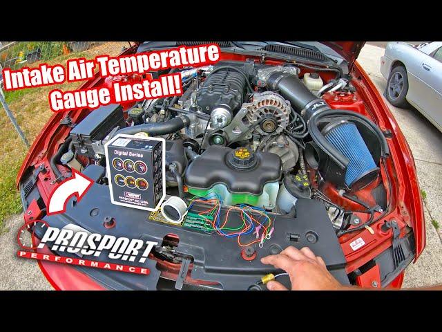 How to Install a Intake Air Temperature Gauge in your Car! (ProSport Gauges)