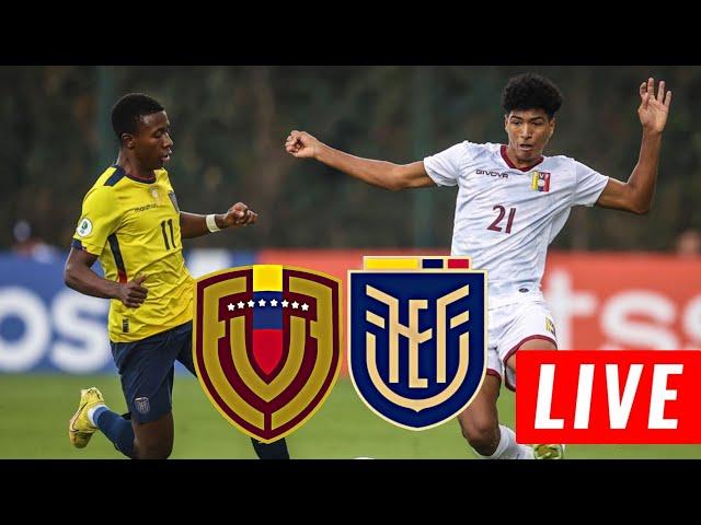 ECUADOR VS VENEZUELA SUDAMERICANO SUB 15 EN VIVO