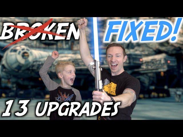 Our Galaxy's Edge Skywalker Lightsaber Is Converted to Neopixel!