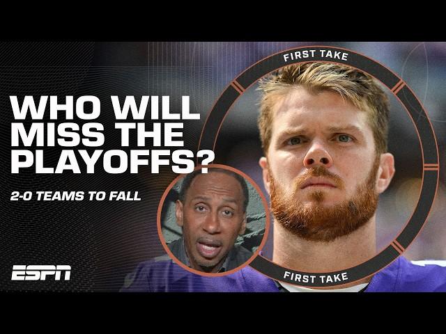 'I'M NOT SOLD on Sam Darnold!'  - Stephen A. thinks the Vikings will MISS the Playoffs | First Take