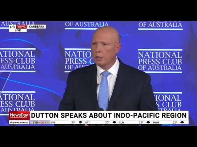 National Press Club Address - 26 November 2021 | Hon. Peter Dutton MP