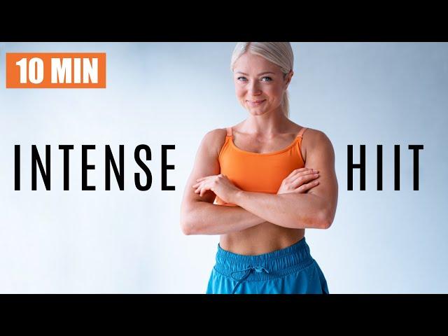 10 MIN INTENSE HIIT HOME WORKOUT - Do this everyday to become the BEST version of yourself!