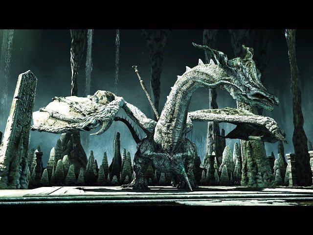 Dark Souls 2: Sinh, the Slumbering Dragon Boss Fight (4K 60fps)