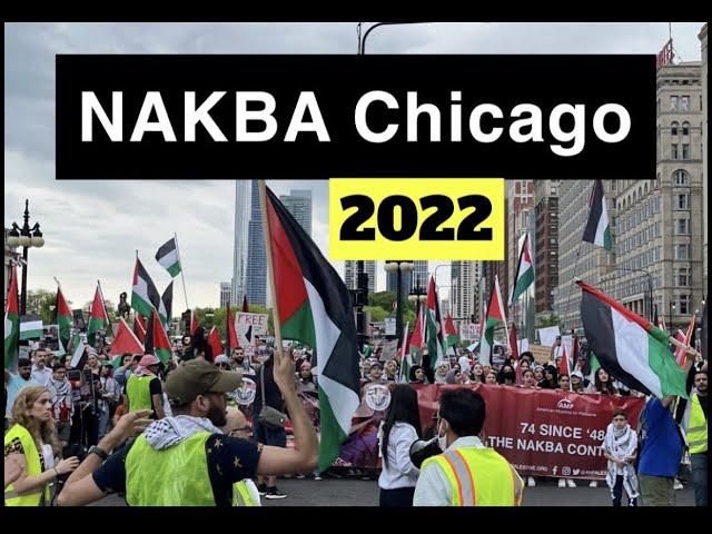 Nakba Rally 2022 CHICAGO - DuchessDeeJordan   HD 720p