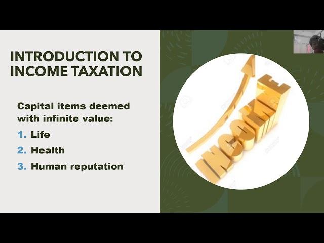 Income Taxation: Chapter 3 - Introduction to Income Taxation p1