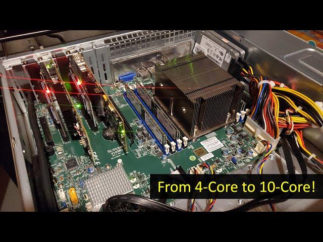 Home Server Rebuild, 10-Core Xeon E5 CPU, 64GB DDR4 Memory, 10GbE Networking