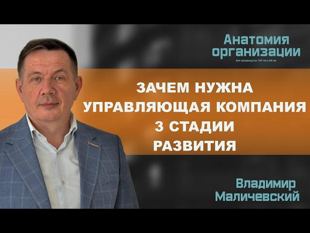 Зачем владельцу бизнесов нужна управляющая компания или холдинг - 3 стадии развития