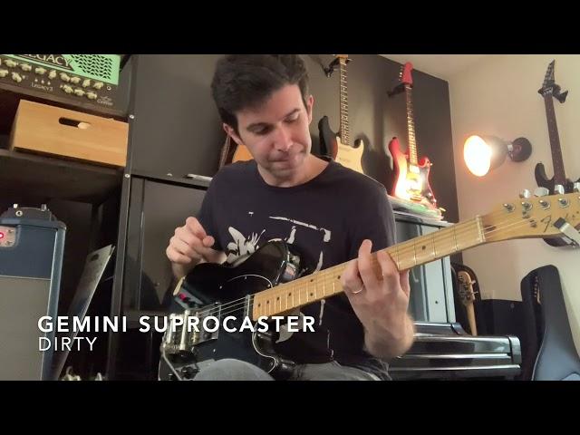 Gemini Suprocaster vs Alnico 5 bridge