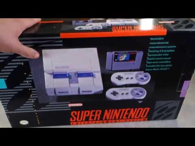 Super Nintendo Unboxing