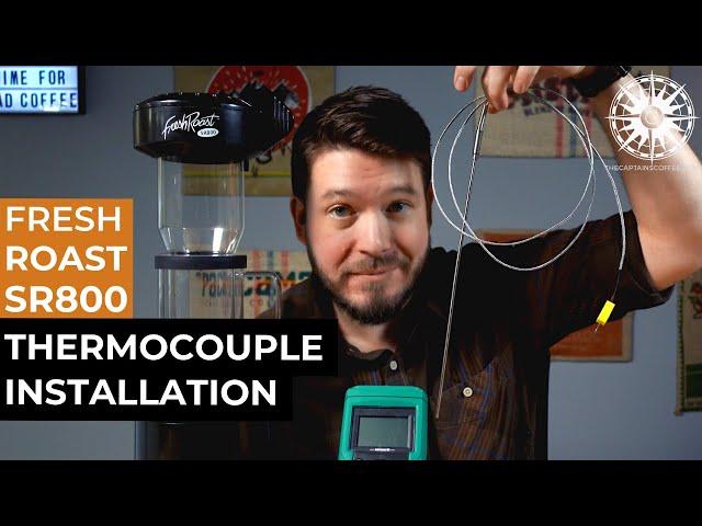 Fresh Roast SR800 Thermocouple Installation for Artisan | Temperature Probes, Mastech & Phidgets