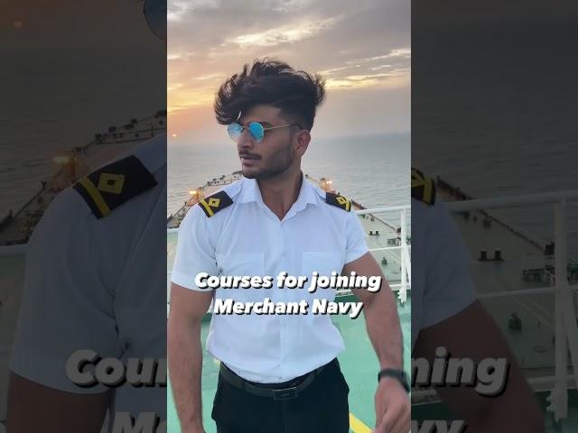 Courses for Joining Merchant Navy ? Here it is. #merchantnavy #sailor