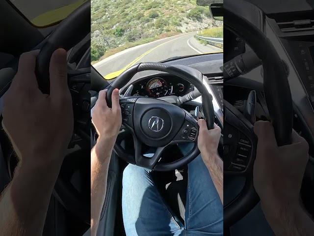 You Have to Drive the NSX Type S Differently to Get More Out of It (POV Drive #shorts)