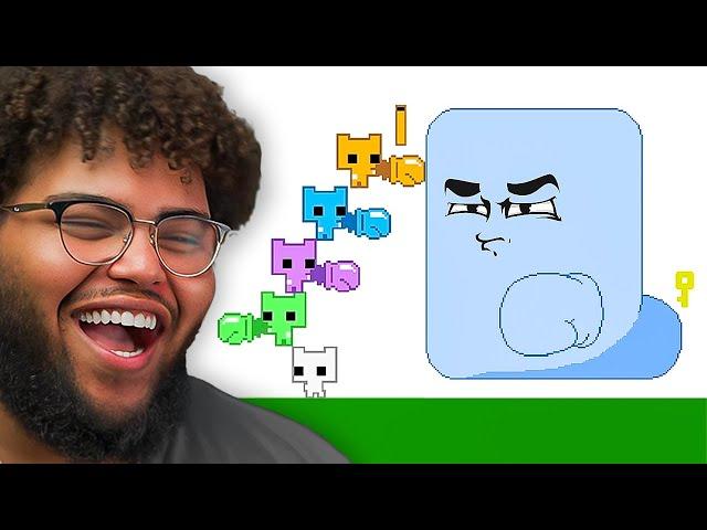 5 IDIOTS COMPLETE THE HARDEST PICO PARK 2 PUZZLES