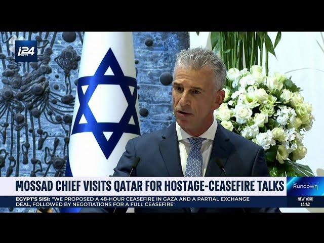 Mossad chief visits Qatar for hostage talks