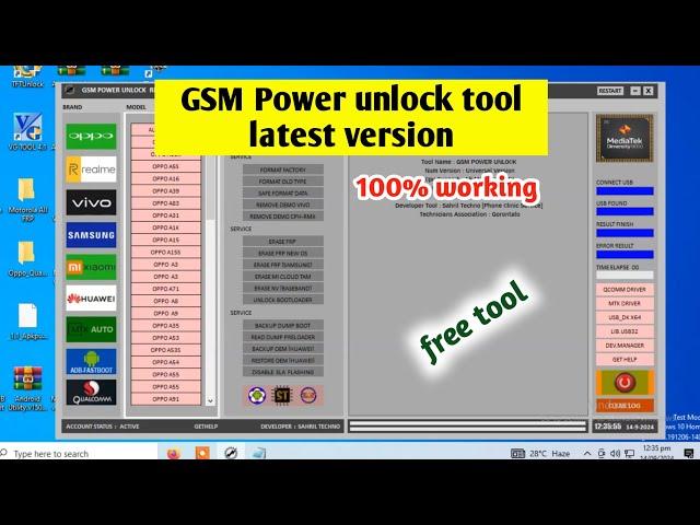 Gsm power unlock tool 2024 | mtk and qualcomm free factory reset & frp unlock tool