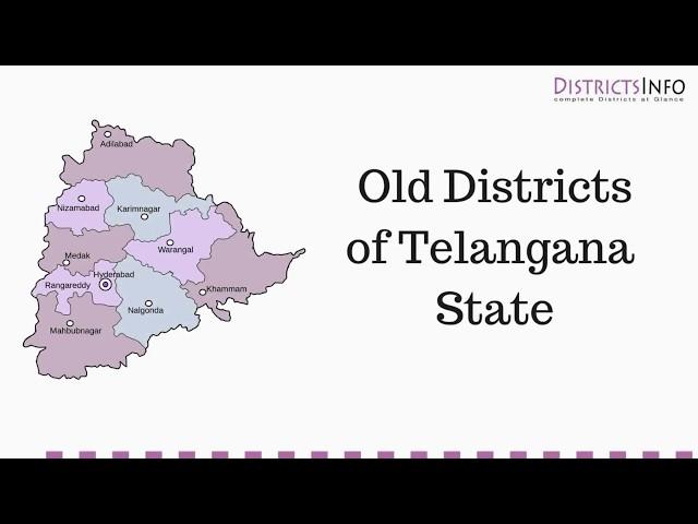 List of Old Districts in  Telangana State  - Districtsinfo