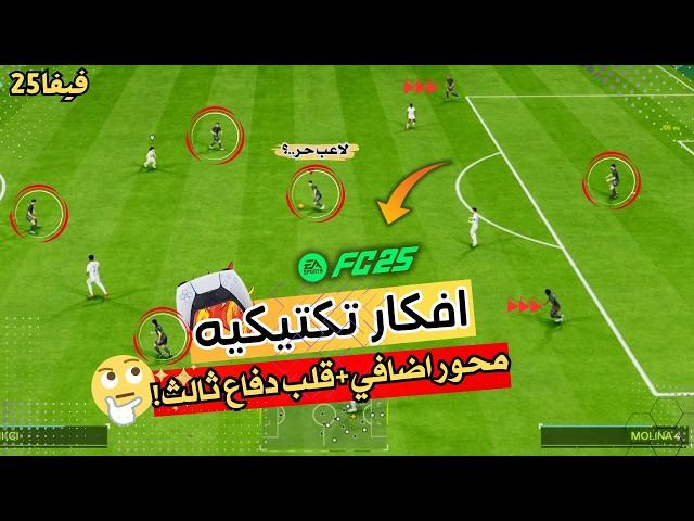 سلسلة(افكار تكتيكيه)|شرح كيف تخلق مساحات في دفاع خصمك في فيفا FC 25|مقطع مهممم جدددا|FC25