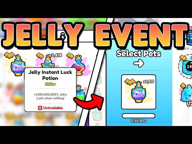 The JELLY PART 2 EVENT Gives INSANE LUCK In PETS GO!