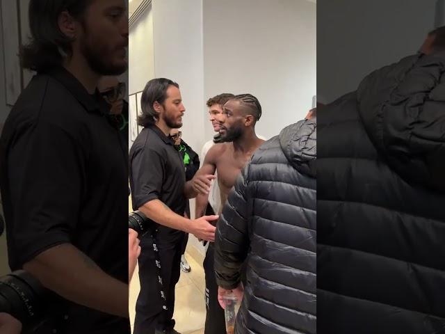 The chatter continued between Aljo and Cejudo’s team after the weigh-ins 