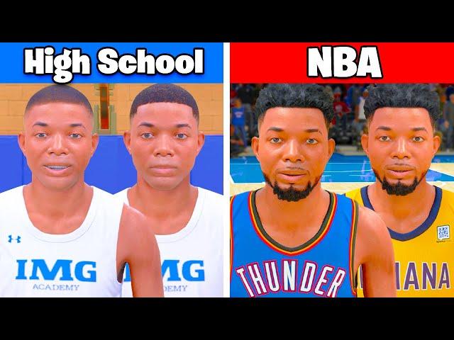 I Played the Entire Careers of 5 Star NBA Twins