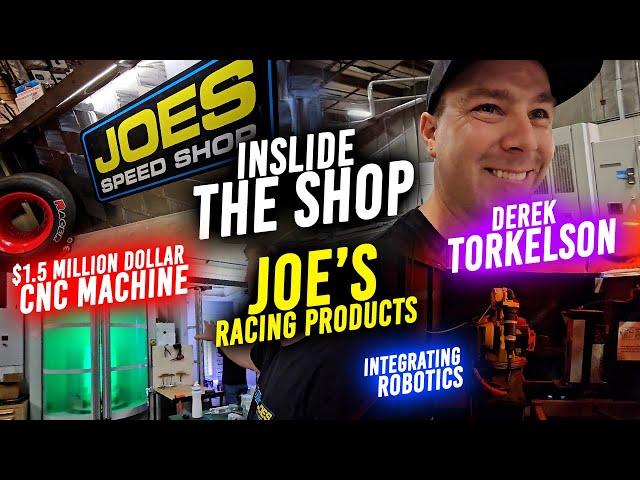 JOE'S RACING: Derek tours us around and shows a cool $1.5m CNC Machine - Robotic Fabricator & More!