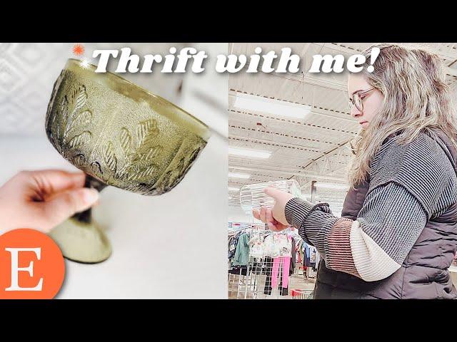 Come Thrift with Me! | Black Friday Prep + Thrift Haul | Vintage Home Decor Small Business