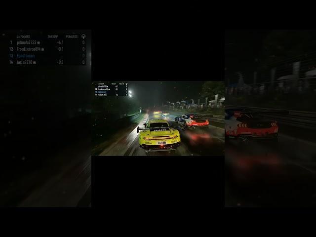 Insane Rainstorm Start at Nürburgring | 8+ Overtakes in the First Minute