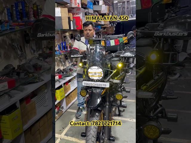 Royal Enfield HIMALAYAN 450 Leh se lekr aaye Loaded Modification at RAJU BHAI SKD | #rajubhaiskd