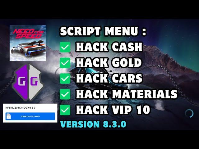 NEW SCRIPT MENU!! Need for Speed No Limits v8.3.0 | Fixing Car Hack Problem