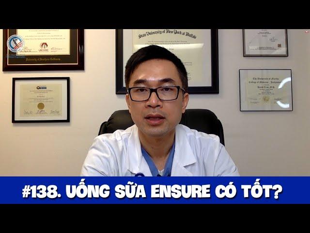 #138. "Sữa" Ensure có tốt cho sức khỏe?