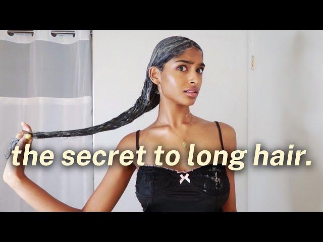 HAIR GROWTH SECRETS / weekly natural routine for long, healthy, shiny hair FAST 🪴