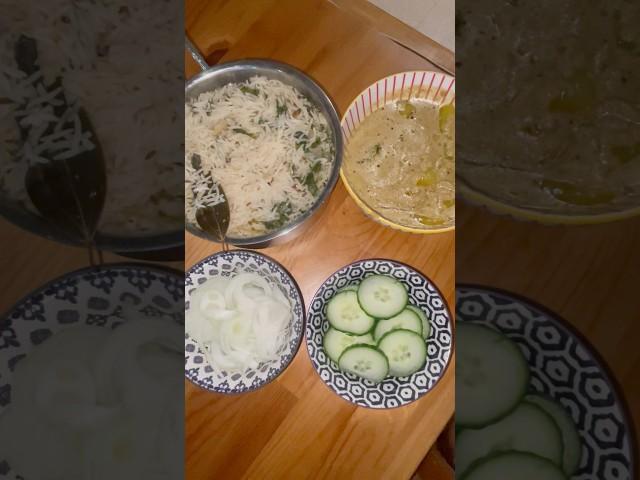 Spicy Tangy Mirchi ka Salan & Bagara Rice!! #gta #food #ytshorts #shorts #toronto #canada #hyderabad