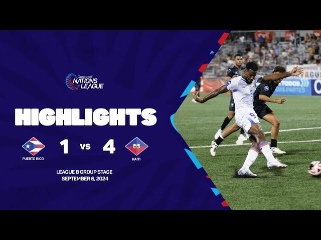 Puerto Rico vs Haiti | 2024/25 Concacaf Nations League | Group Stage