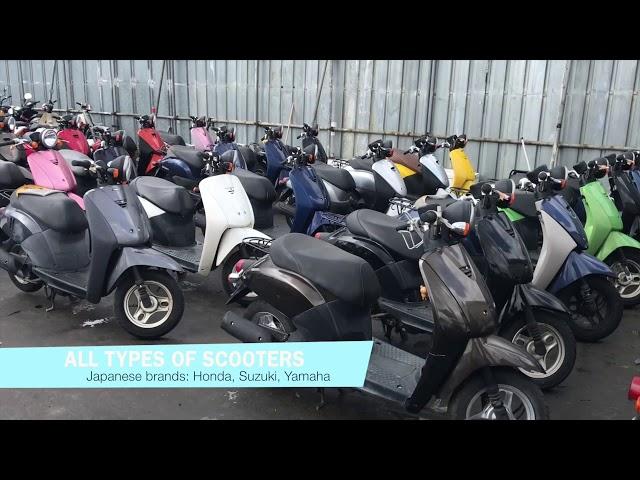 Used Japanese bikes: motorcycles and scooters for sales from Japan